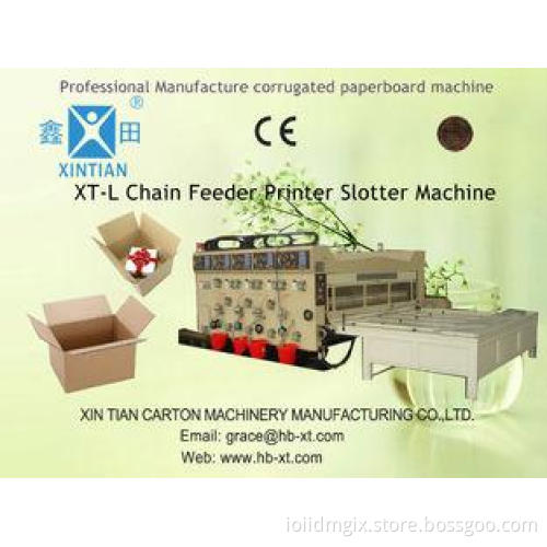 Pneumatic Locking Automatic Lubrication Carton Printing Slo